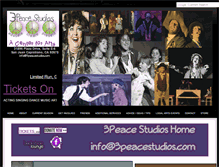 Tablet Screenshot of 3peacestudios.com